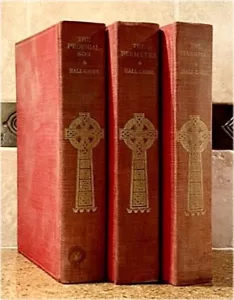 HALL CAINE TRIO The Deemster PRODIGAL SON 1904 Manxman 1894 AUTHORIZED MANX ED - Foto 1 di 5