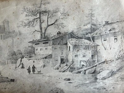 Paysage classique de Jules Noël (1810-1881) signé - Photo 1/4