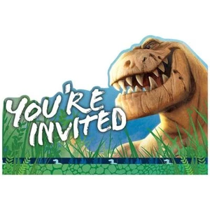 Good Dinosaur Disney Pixar Movie Kids Birthday Party Invitations w/Envelopes - Picture 1 of 1