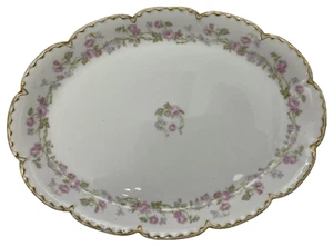 Plato de servir ovalado Haviland Limoges Schleiger 87C 13" - Imagen 1 de 3