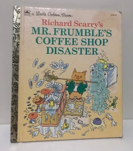 Mr. Frumble's Coffee Shop Disaster - Little Golden Book - 1993 - GC - Picture 1 of 8