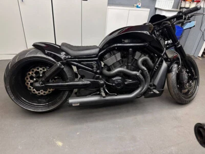 Custom 2-1 Exhaust Fits Harley V-Rod VRSCA–VRSCF | Mid Only 2002–2017 - Image 1 of 4