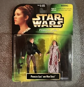Kenner Star Wars Princess Leia Collection Princess Leia & Han Solo 3,75" Figuren - Bild 1 von 2