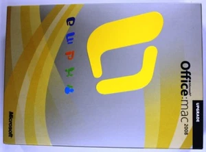 Microsoft Office Pour MAC 2008 Allemand Mise À Niveau DVD + Boîte - Photo 1/1