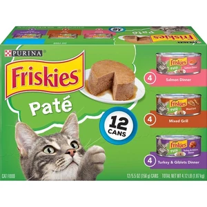 Purina Comida Húmeda para Gatos Paté Variedad Paquete Salmón Cena, Pavo y Menudillos Cena... - Imagen 1 de 9
