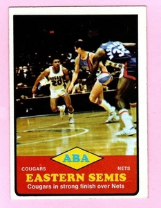 1973-74 Topps ABA Eastern Semi Finals #205 Cougars vs. Nets - Bild 1 von 2