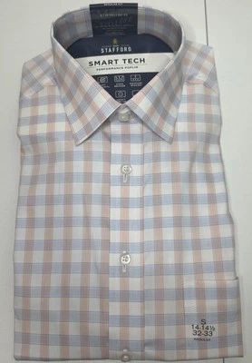 Camisa Stafford Oxford Para Hombre Coral Performance Abotonada 14-14.5 32/33 Pequeña Foto 1 de 3