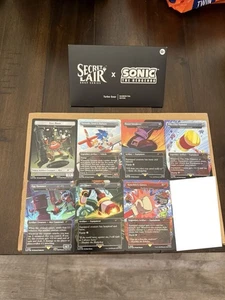 Magic The Gathering Secret Lair x Sonic The Hedgehog Turbo Gear Foil Edition - Imagen 1 de 3