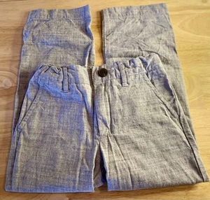 Cat & Jack Blue Searsucker Material Adjustable Waist Boys Sz 5 Easter Preppy - Picture 1 of 11
