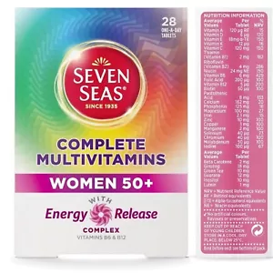 Seven Seas Complete Multivitamins Women 50+ 28 Tablets - Picture 1 of 23