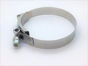 Race Part Solutions 3.63" - 3.94" SS T-Bolt Clamp for 3.5" Silicone Made in USA - Picture 1 of 2