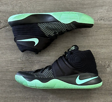 RARE Nike Kyrie 2 Green Glow Black Mens Basketball Shoes 819583-007 Size 10