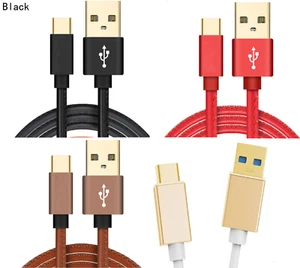 Cuir Rapide Charge 2.4A Type C Câble Microsoft Lumia 950 Xiaomi Mi 4C Romaric 6 - Photo 1 sur 5