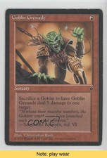 1994 Magic: The Gathering - Fallen Empires Goblin Grenade READ 0b5