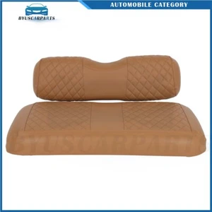 Golf Cart Front Cushion Seat Cover For EZGO TXT Brown - Picture 1 of 8