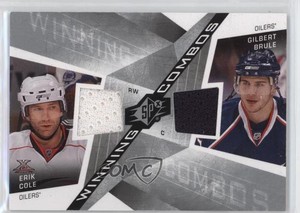 2008-09 SPx Winning Combos Erik Cole Gilbert Brule #WC-CB