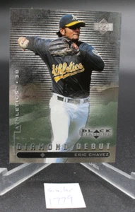 1999 Black Diamond #109 Eric Chavez Rookie Oakland Athletics - Picture 1 of 2