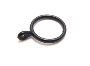 Tendine Asta Anello Occhio Fisso Nero Plastic 25mm Id 33mm Od Confezione Di 120 - Picture 1 of 1