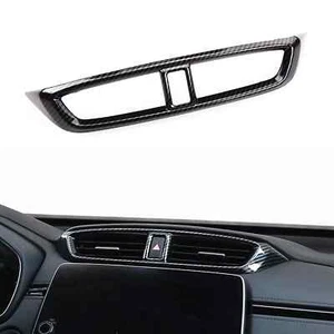 Cubierta de salida de ventilación de aire central de fibra de carbono para Honda CR-V CRV 2017-2021 - Imagen 1 de 9
