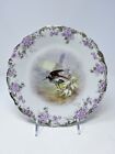 Barney & Rigoni Limoges France 9 1/2” Plate Hand Painted With Bird In Flight
