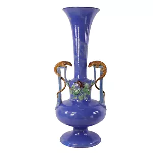Majolika Keramik Vase Eidechsen nach Käfer groß H48cm um 1870 - Bild 1 von 15