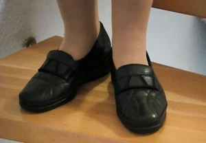 Waldläufer Damen Comfort Slipper,Halbschuhe Gr. 37 ,Schwarz,Weite K, Echt Leder - Bild 1 von 15
