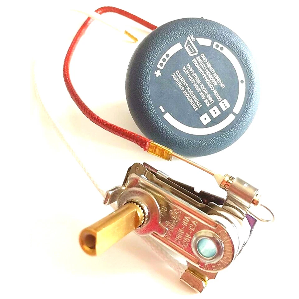 TERMOSTATO + MANOPOLA FERRO DA STIRO VAPORELLA POLTI ORIGINALE + DISTANZIALE