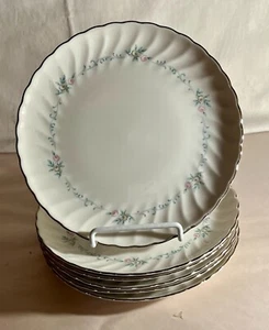 6 Syracuse Sweetheart 8 1/4" Salad Plates - Imagen 1 de 2