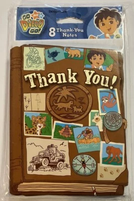 Go Diego Go Thank You Notes - Image 1 of 2