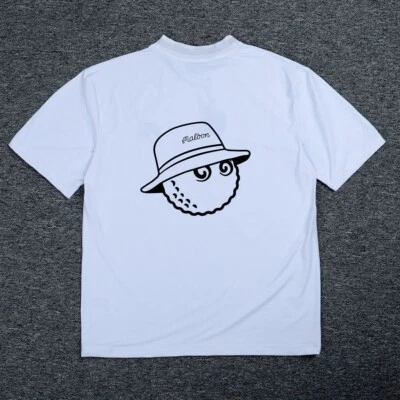 T-shirt grafica Malbon Golf Malbon nera o bianca S~2XL dal Giappone DHL FedEx - Immagine 1 di 4