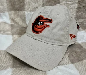 Baltimore Orioles Mütze Kappe Riemen hinten hellbraun khaki MLB Baseball New Era 9TWENTY - Bild 1 von 3