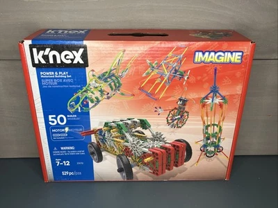 K'NEX IMAGINE Power & Play Motorized Rocket Car Spaceship Robot - Image 1 of 4