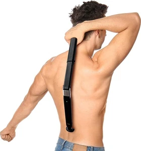 Electric Back Shaver and Hair Trimmer for Men Body Groomer with Extendable Ba... - Picture 1 of 8