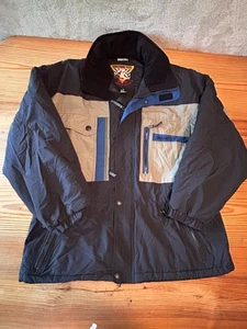 Obermeyer Ski Jacket Men's L Winter Snow Rolled Hood Insulated Ski Chest 52" - Picture 1 of 22