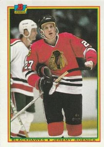 #1 Jeremy Roenick - Chicago Blackhawks - 1990-91 Bowman Hockey - Imagen 1 de 1