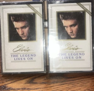 Elvis The Legend Lives On Cassette Sealed Tape 1 & 2 - Picture 1 of 2