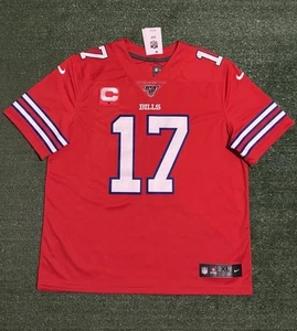 Authentic Josh Allen Buffalo Bills Red 100 Logo Nike Vapor Limited Jersey - XL - Picture 1 of 13