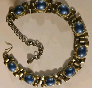Chocker, Halskette, stabil, strapazierfähiges Silbermetall, gut verarbeitet! Krappen-Set, Vintage! - Bild 1 von 5