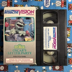Oscar's Letter Party - View Master Interactive Vision Program VHS - Picture 1 of 5