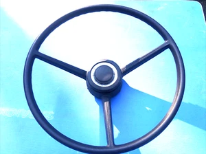 1970 DUSTER DART GTX CHARGER SATELLITE A B BODY STEERING WHEEL BLACK 2996715 - Picture 1 of 22