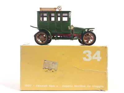 RIO 1907 Renault Tipo X #34 Die Cast Car escala 1:43 Foto 1 de 4