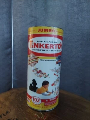 Hasbro 2009 TINKERTOY JUMBO juego de construcción clásico madera Foto 1 de 4