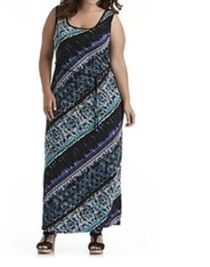 Women's maxi knit dress Cocktail Day night party beach work office plus 18W 24W - Picture 1 of 2