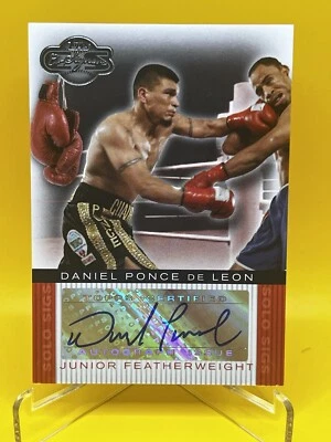2008 Topps Co-Signers Daniel Ponce De Leon Solo Sigs Autograph SS-DP Boxing Auto - Image 1 of 2