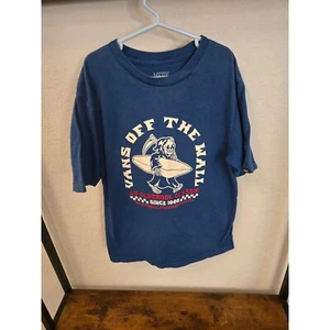 Vans Off The Wall Graphic T-Shirt Old Skool Classic Surf Grim Reaper L - Picture 1 of 7