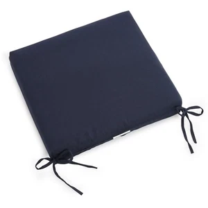 Blazing Needles 93454-1CH-TW-NV 20 x 19 in. Solid Twill Chair Cushion Navy - Picture 1 of 1
