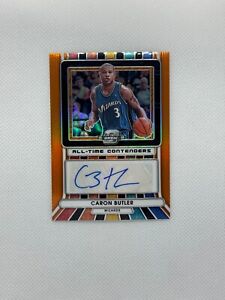 2022-23 Contenders Optic - Caron Butler - All-Time Auto ORANGE SSP /25 - Wizards
