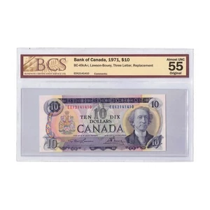 $10 1971 Bank of Canada Note Lawson-Bouey EDX Prefix BC-49cA-i - Replacement - Picture 1 of 2