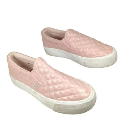 Zapatillas bajas acolchadas sin cordones Mudd Beyley para niñas rosa talla 4 Foto 1 de 4