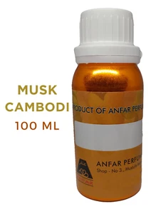 Anfar Musk Cambodi Olio Profumato Concentrato 100 ml Olio Attar/Ittar - Foto 1 di 4
